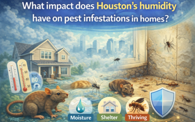 What impact does Houston’s humidity have on pest infestations in homes?