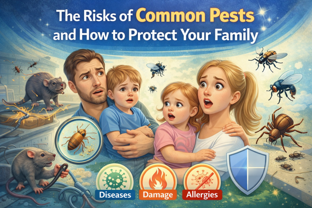 The Risks of Common Pests and How to Protect Your Family