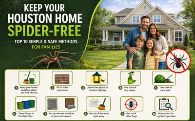 Top 10 Simple and Safe Spider Control Houston Methods for Families